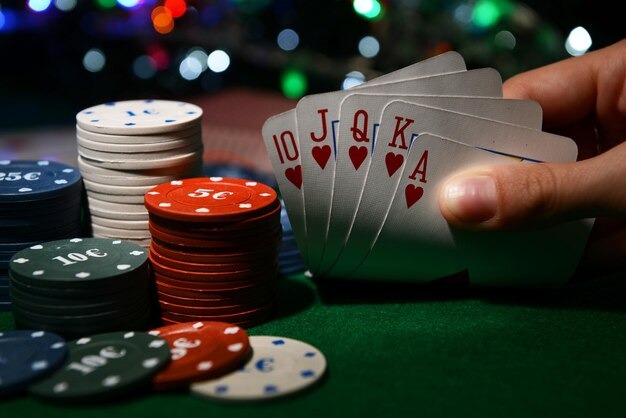 Hand ranking chart displayed on fajar toto player interface